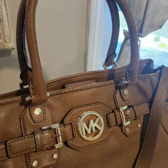 Michael Kors Tan Leather Satchel - Picture 3 of 5
